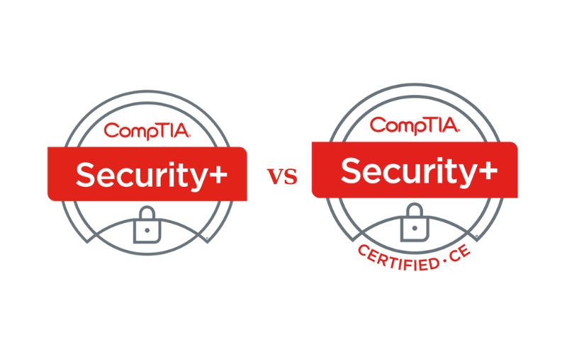 what is the difference between security+ and security+ ce